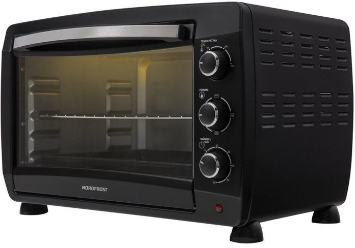 Мини-печь NORDFROST R 480 B, 2000 Вт, 48 л, 100-250°С, гриль, чёрная
