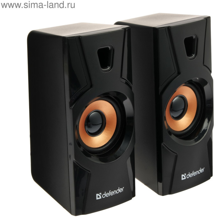 Компьютерные колонки 2.0 Defender Aurora S8, 2х4 Вт, USB, чёрные