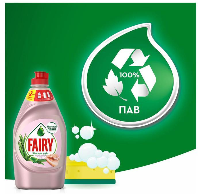 Средство для мытья посуды Fairy "Жасмин и алоэ вера", 900 мл