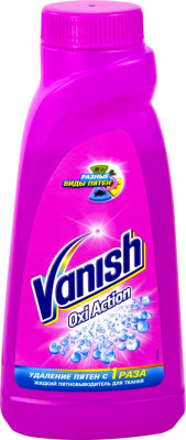 Пятновыводитель жидкий для тканей VANISH Oxi Action, 450мл 