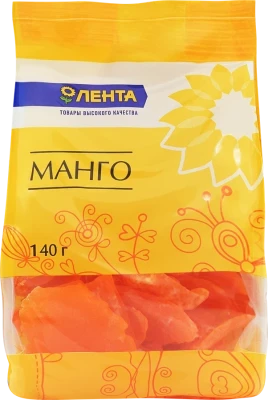 Цукаты ЛЕНТА Манго, 140г