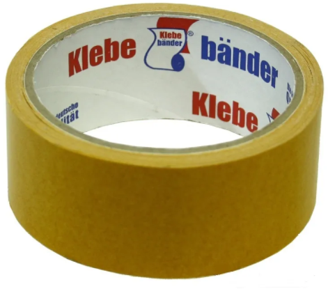 Скотч двухстор KLEBEBANDER ткан основа 50мм*10м 510 PVC50/10