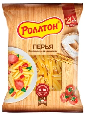 Роллтон Макароны Перья группа А 400гр
