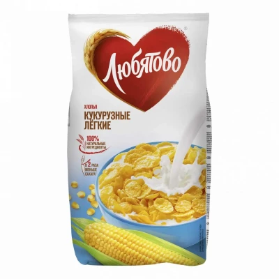 Завтрак Любятово-Хлопья легкие 270гр 
