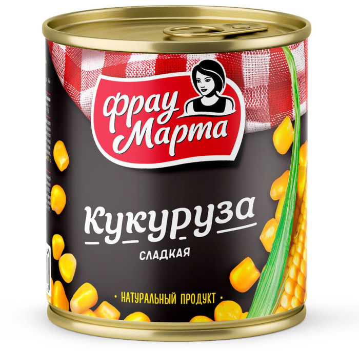 Кукуруза Фрау Марта сладкая 310г