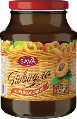 Повидло SAVA Абрикосовое, 610г