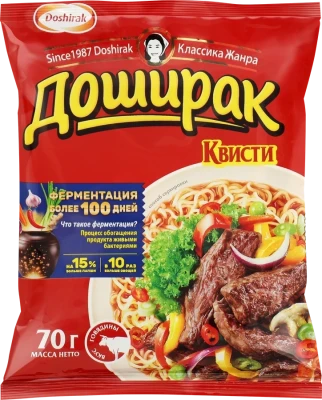 Квисти лапша Говядина (м/уп) 70г