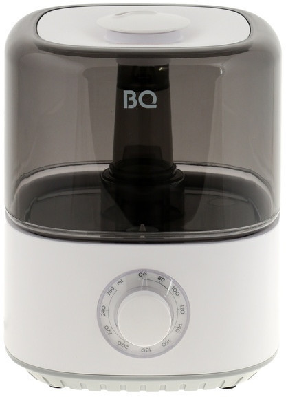 Увлажнитель воздуха BQ HDR2000, ультразвуковой, 25 Вт, 2.5 л, 20 м², бело-чёрный