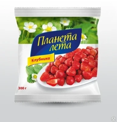 Клубника замороженная ТМ Планета Лета 300 гр 
