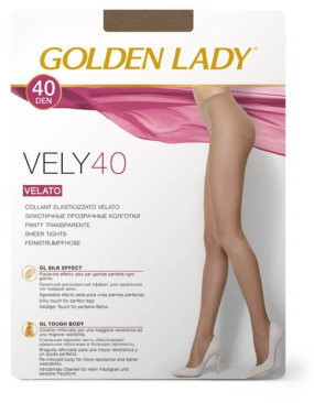 Колготки женские Golden Lady Vely, 40 den, размер 3, цвет melon
