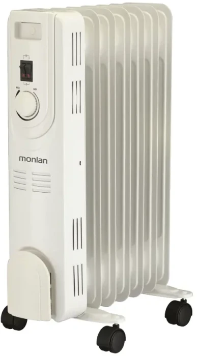 Обогреватель масляный Monlan MR-15 с механическим термостатом 1500 Вт 7 секций цвет белый