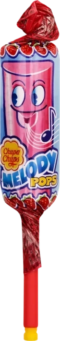 Карамель CHUPA CHUPS Мелоди попс со вкусом клубники, 15г